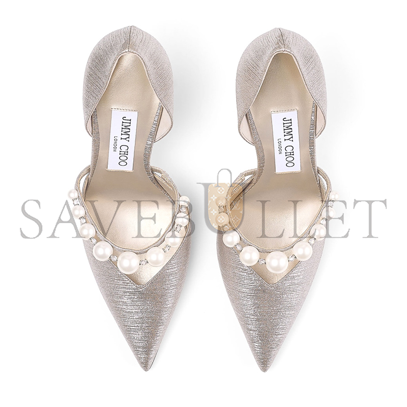 Ji*y Ch* aurelie 85 macaron glitter pearl pumps aurelie85jsn